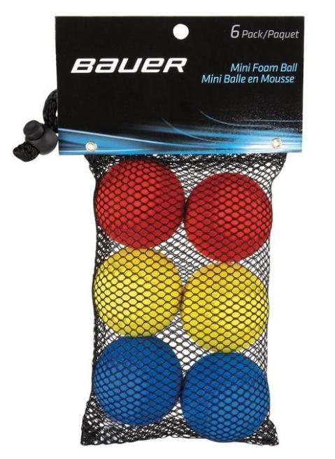 Bauer Foam Mini 6-Pack Hockey Ballproduct zoom image #1