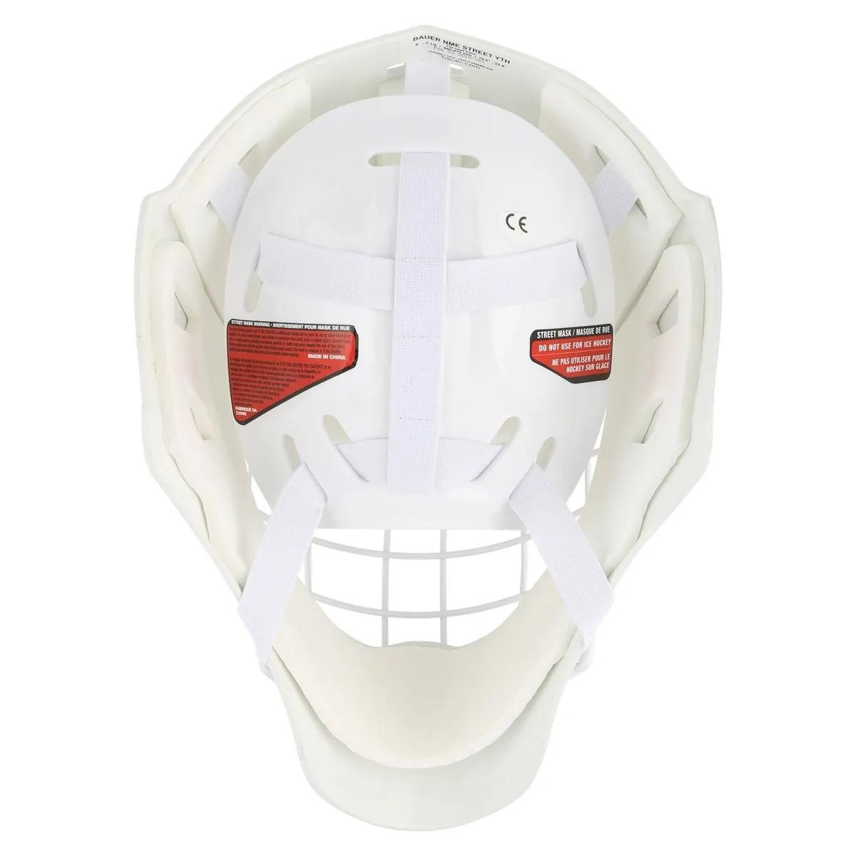 Streethockey Målvaktsmask Bauer NME Yth. Vitproduktzoombild #5