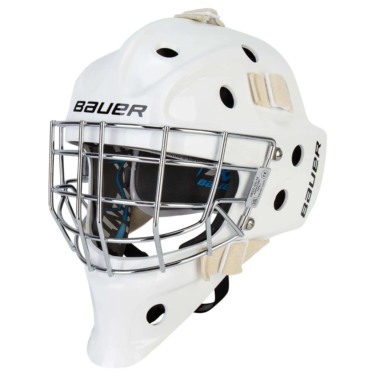 Goalie Mask Bauer 930 Certified Jr. White -S24product zoom image #1