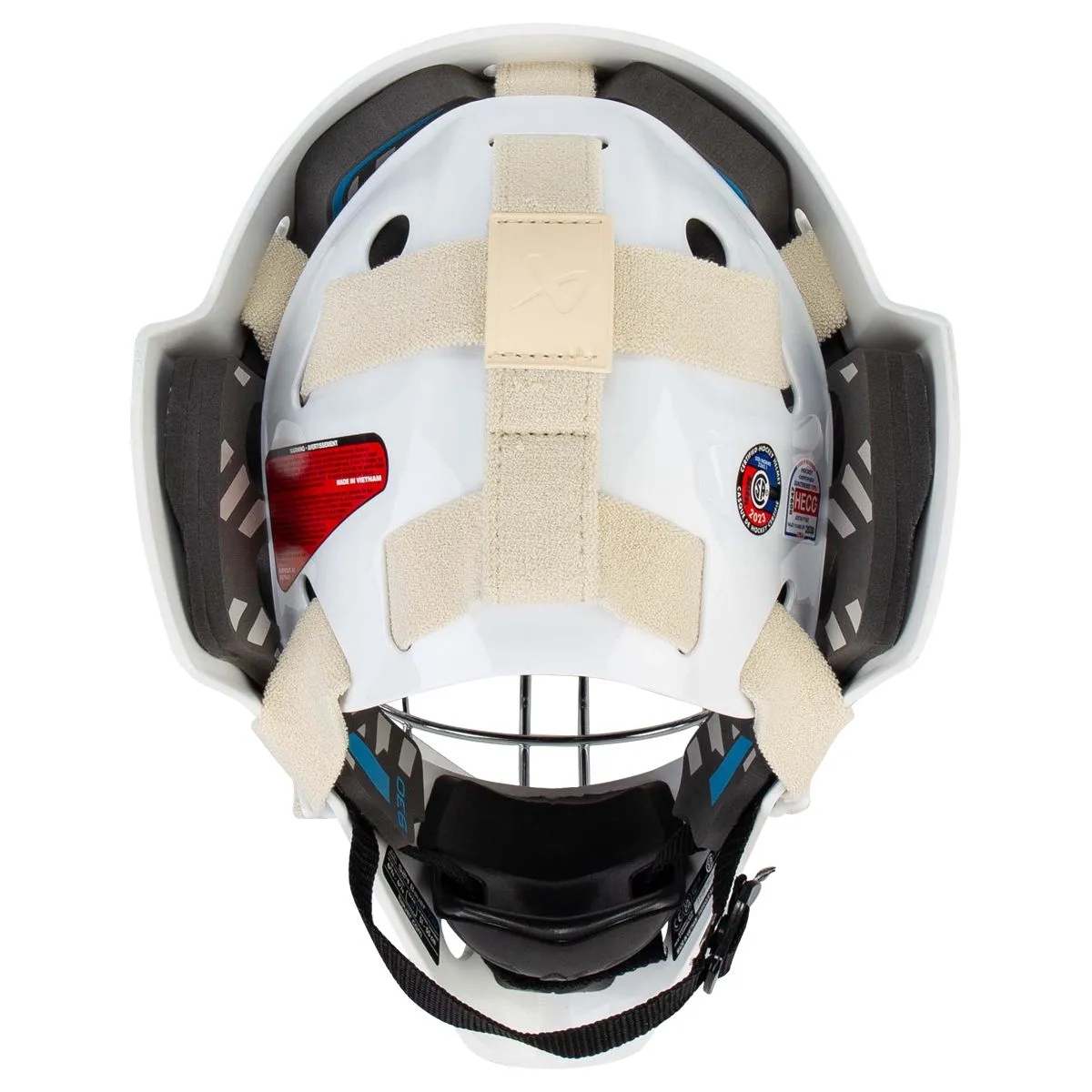 Goalie Mask Bauer 930 Certified Jr. White -S24product zoom image #4