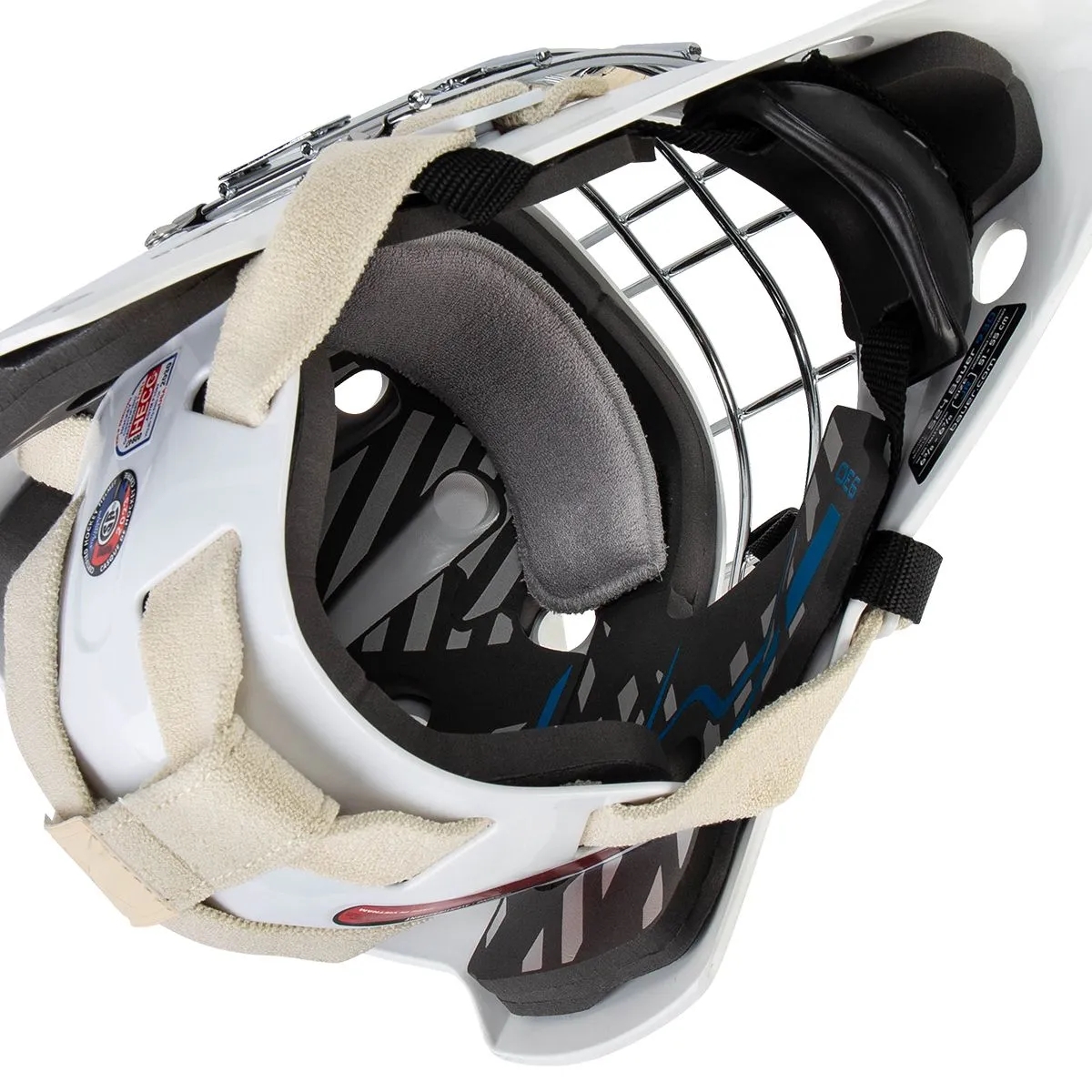 Goalie Mask Bauer 930 Certified Jr. White -S24product zoom image #6