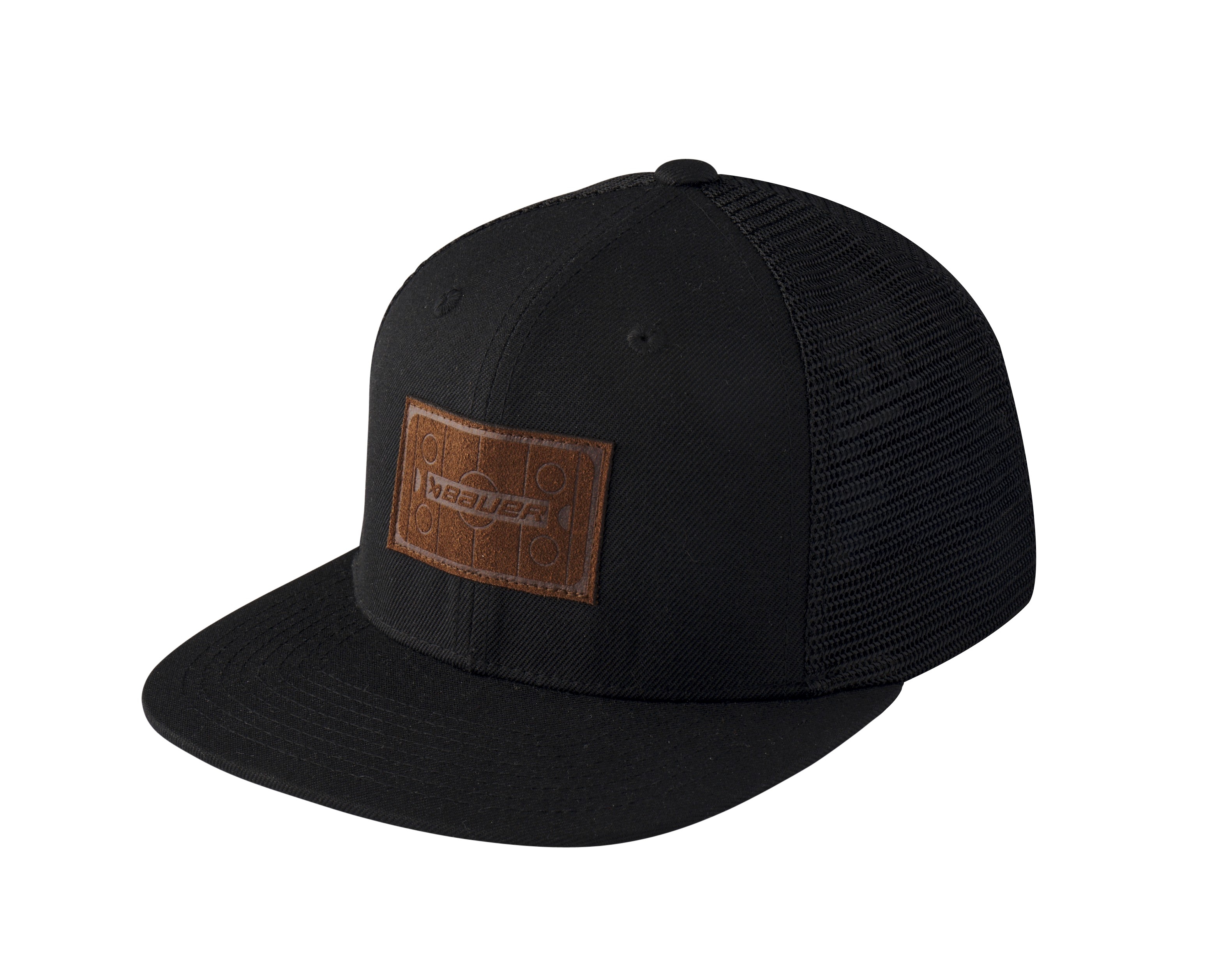 Keps Bauer Snapback Leatcher Patch Sr. Svart - S25produktzoombild #1