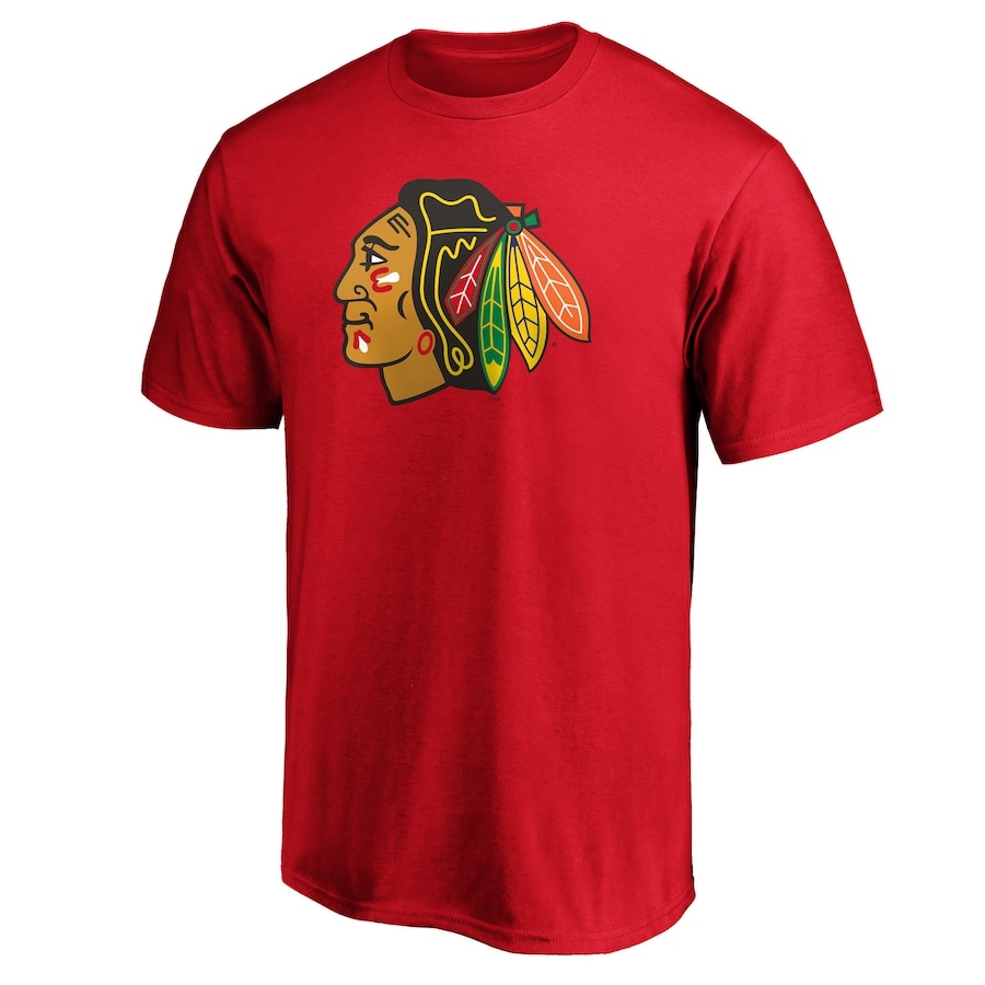 T-Shirt Fanatics Primary Logo Chicago Blackhawks Sr.produktzoombild #1