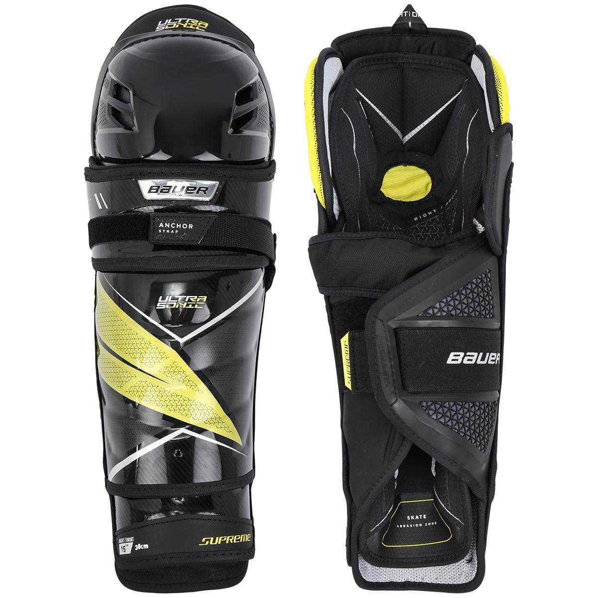 Bauer Supreme Ultrasonic Sr. Hockey Shin Guardsproduct zoom image #1