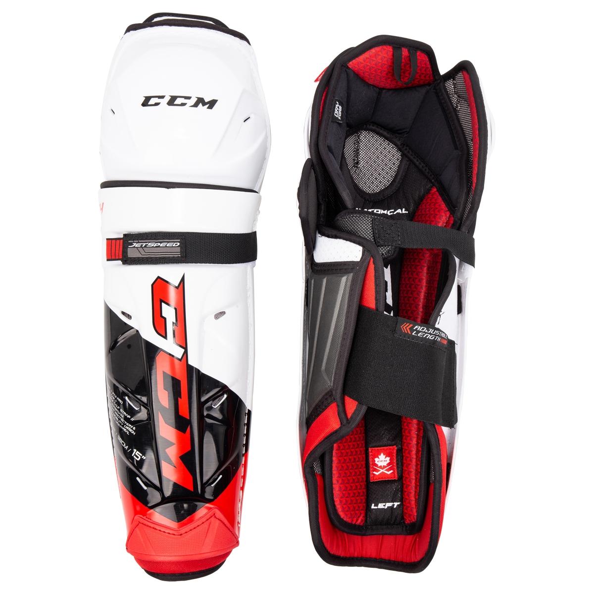 CCM JetSpeed FT4 Pro Sr. Hockey Shin Guardsproduct zoom image #1