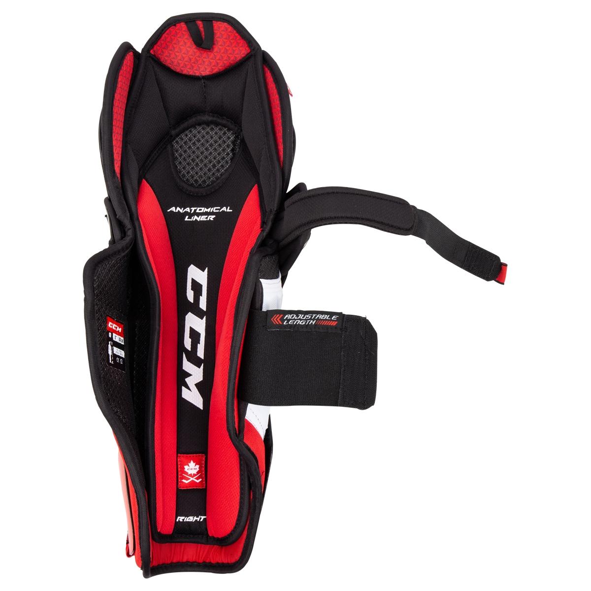 CCM JetSpeed FT4 Sr. Hockey Shin Guardsproduct zoom image #2