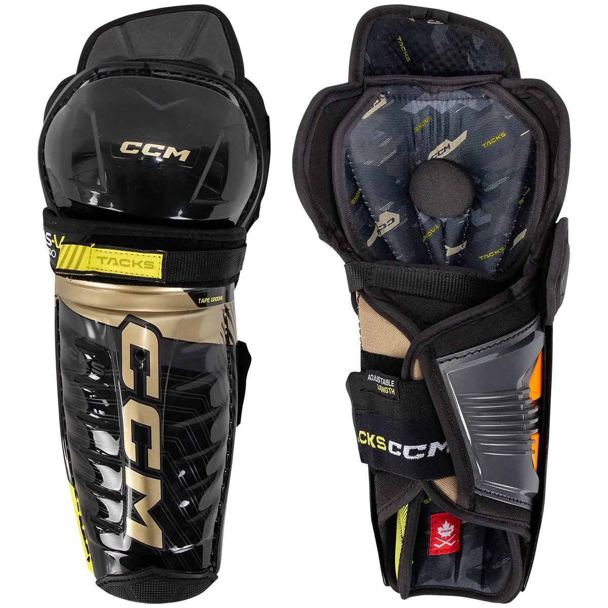 CCM Tacks AS-V Pro Jr. Hockey Shin Guardsproduct zoom image #1