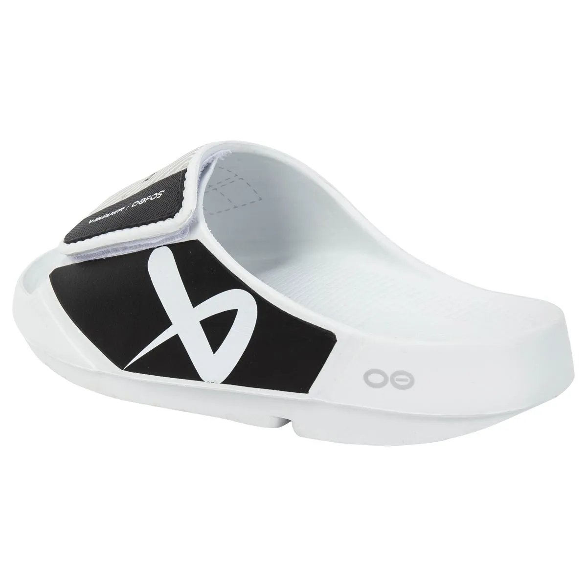 Tofflor Bauer X OOFOS Slide Vit -S23produktzoombild #4