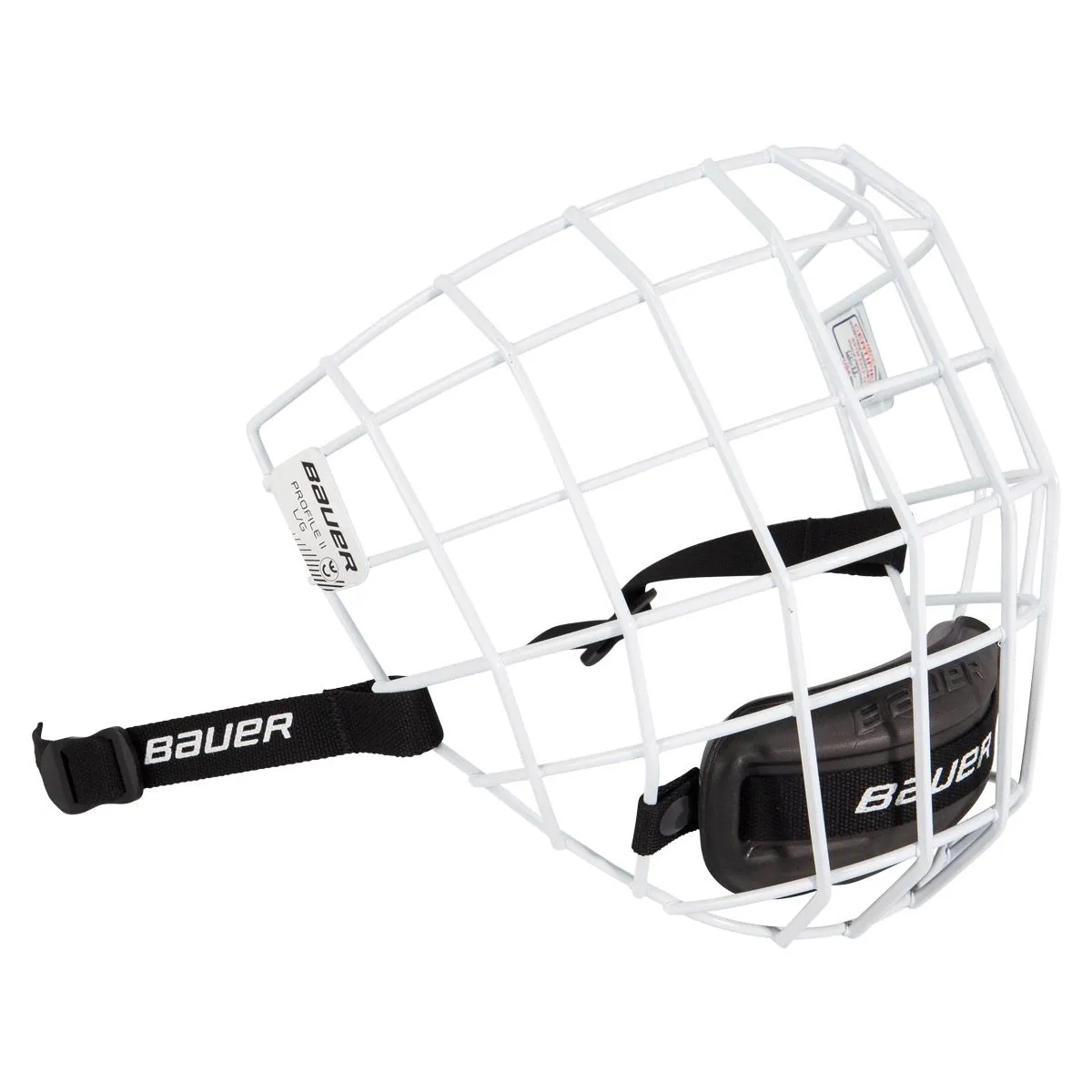Facemask Bauer Profile II White -S23product zoom image #1