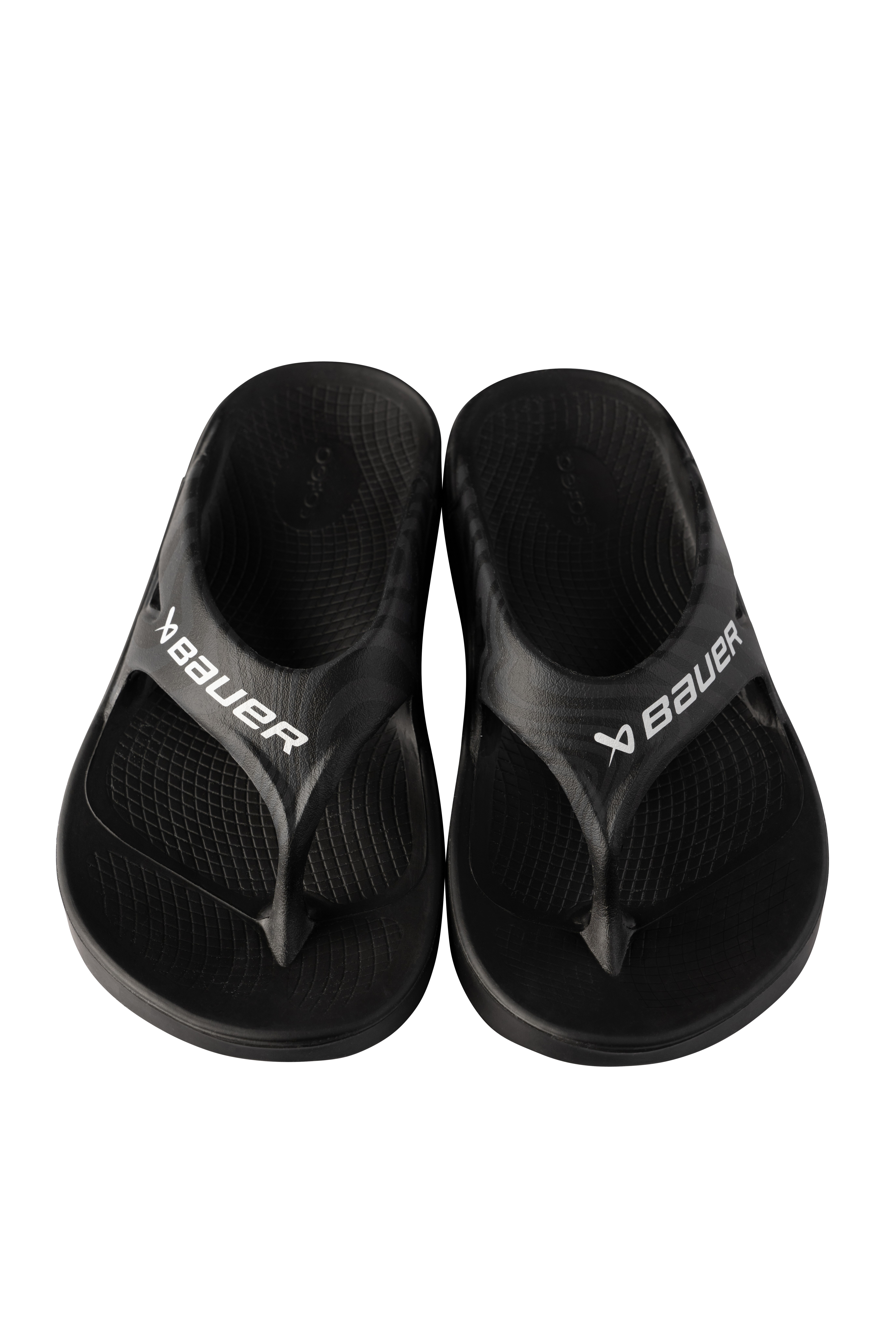 Tofflor Bauer X OOFOS Svart -S24produktzoombild #2