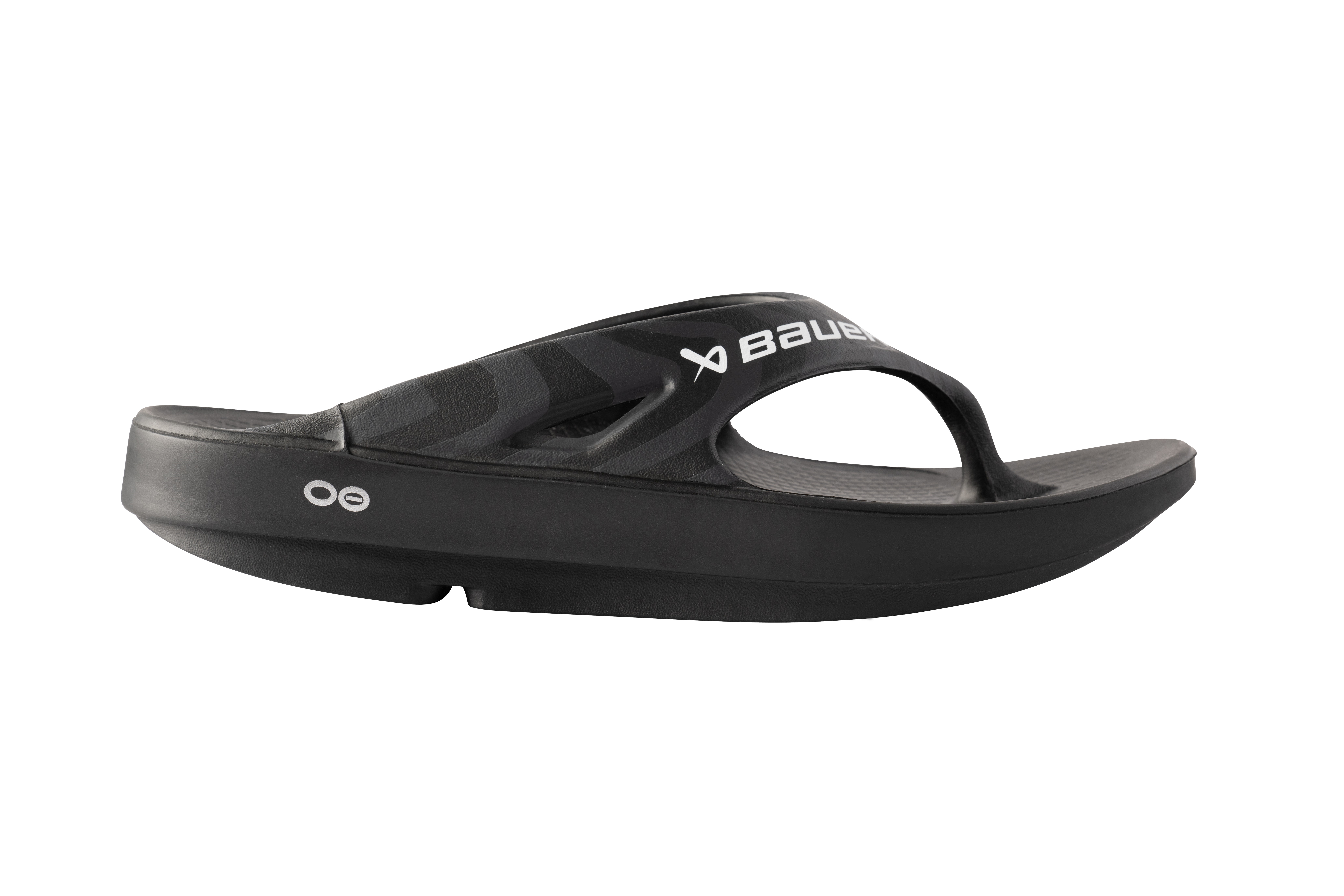 Tofflor Bauer X OOFOS Svart -S24produktzoombild #3