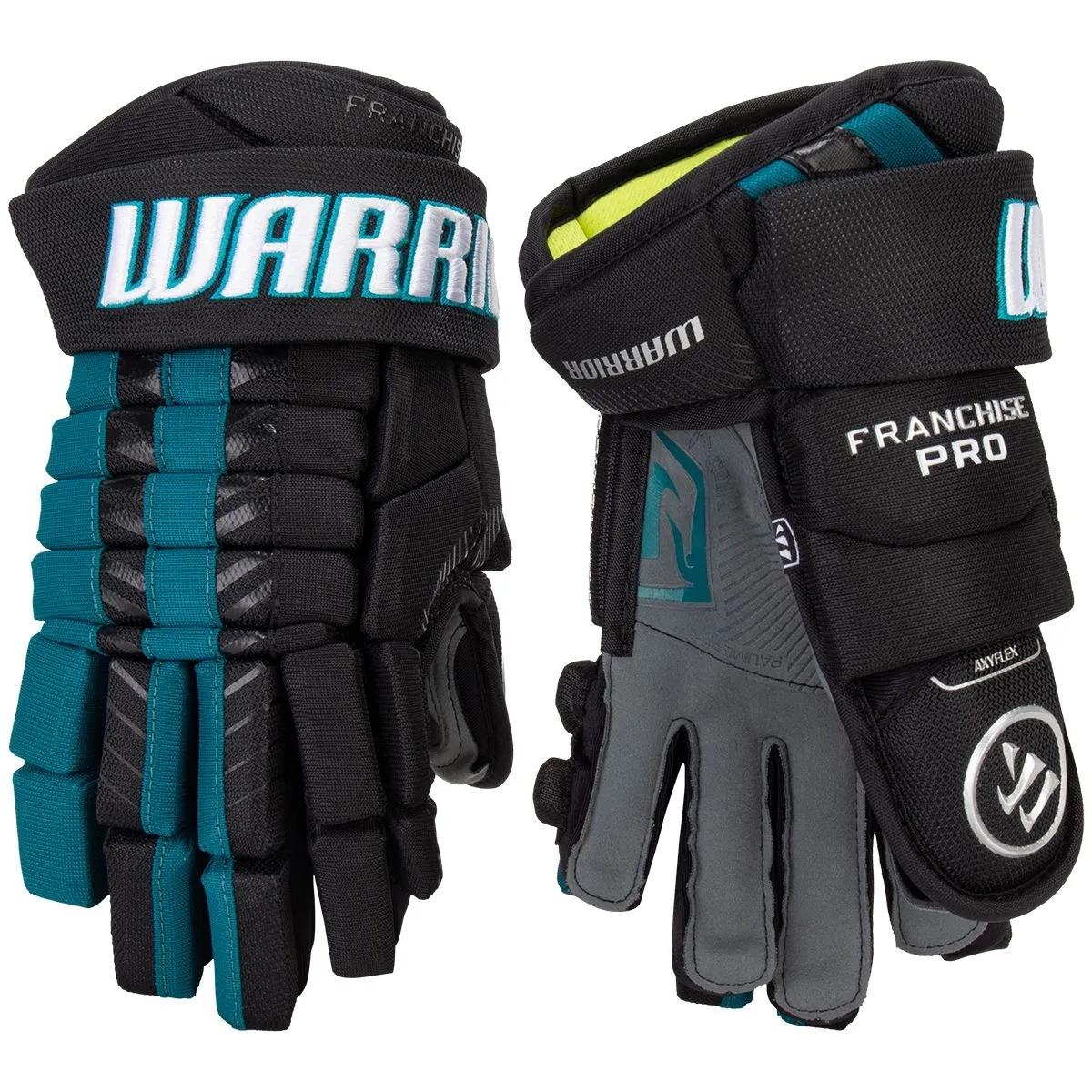 Hockey Gloves Warrior Franchise Pro Black/Tealproduct zoom image #1