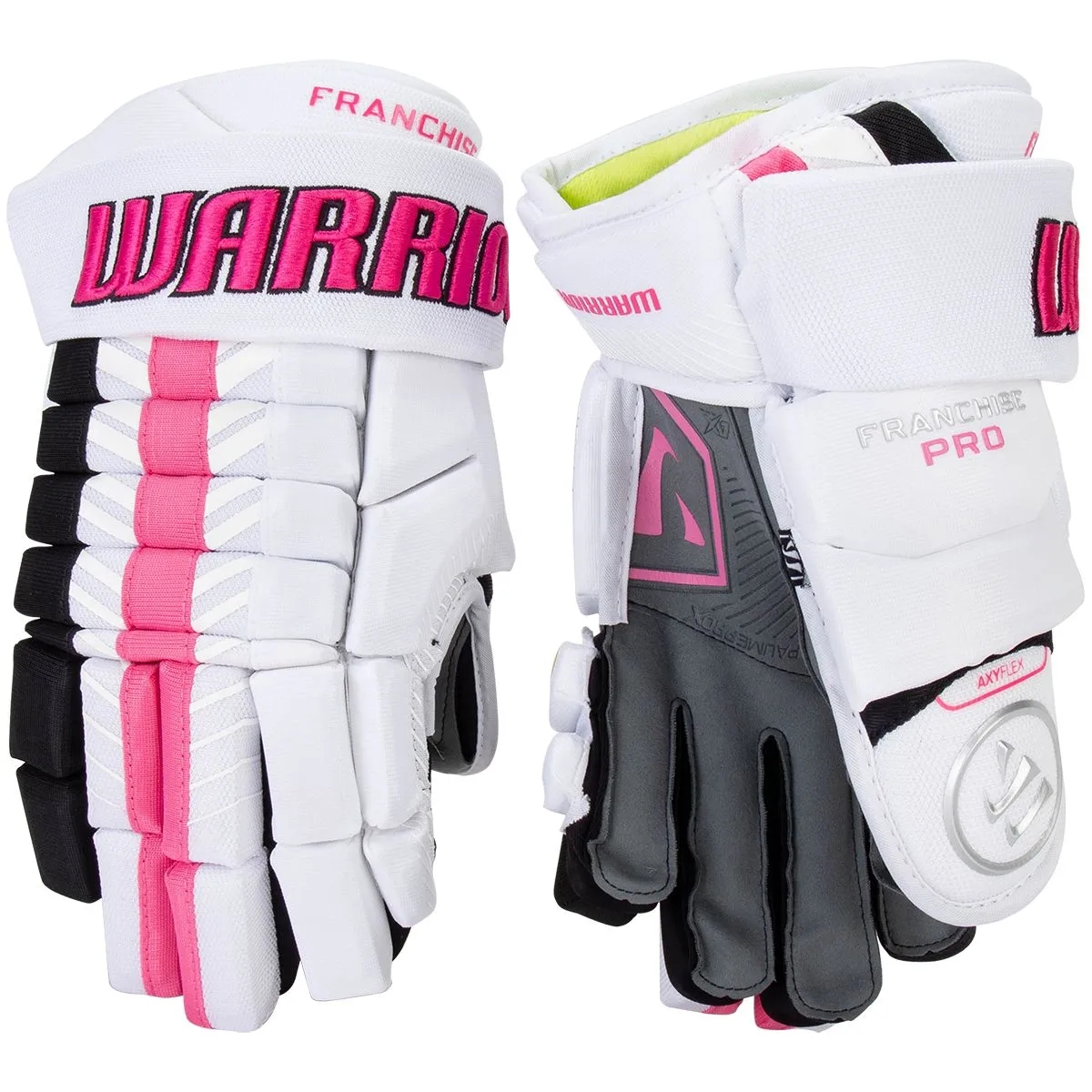 Hockey Gloves Warrior Franchise Pro White/Black/Pinkproduct zoom image #1