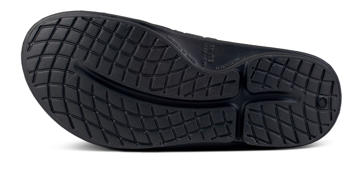 Tofflor Bauer X OOFOS Slide Svart - S24produktzoombild #3