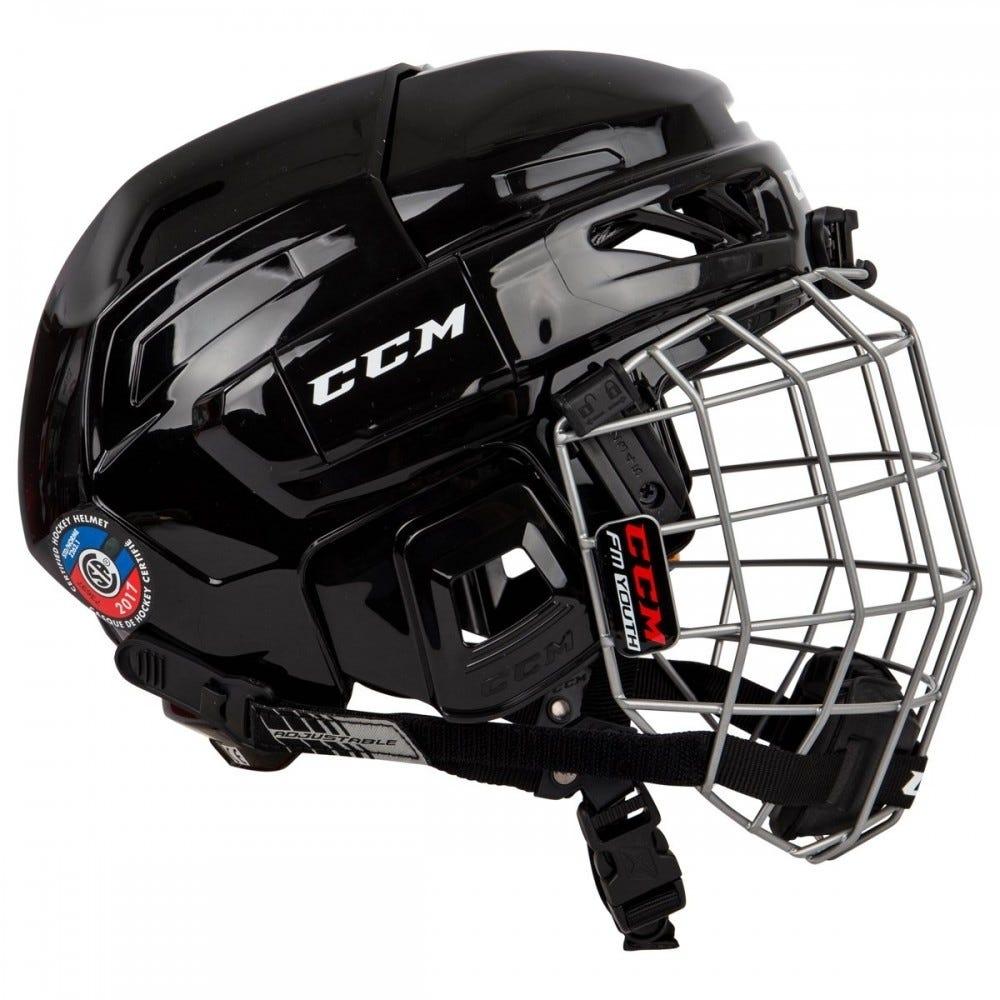 CCM Fitlite 3DS Yth. Hockey Helmet Comboproduct zoom image #3