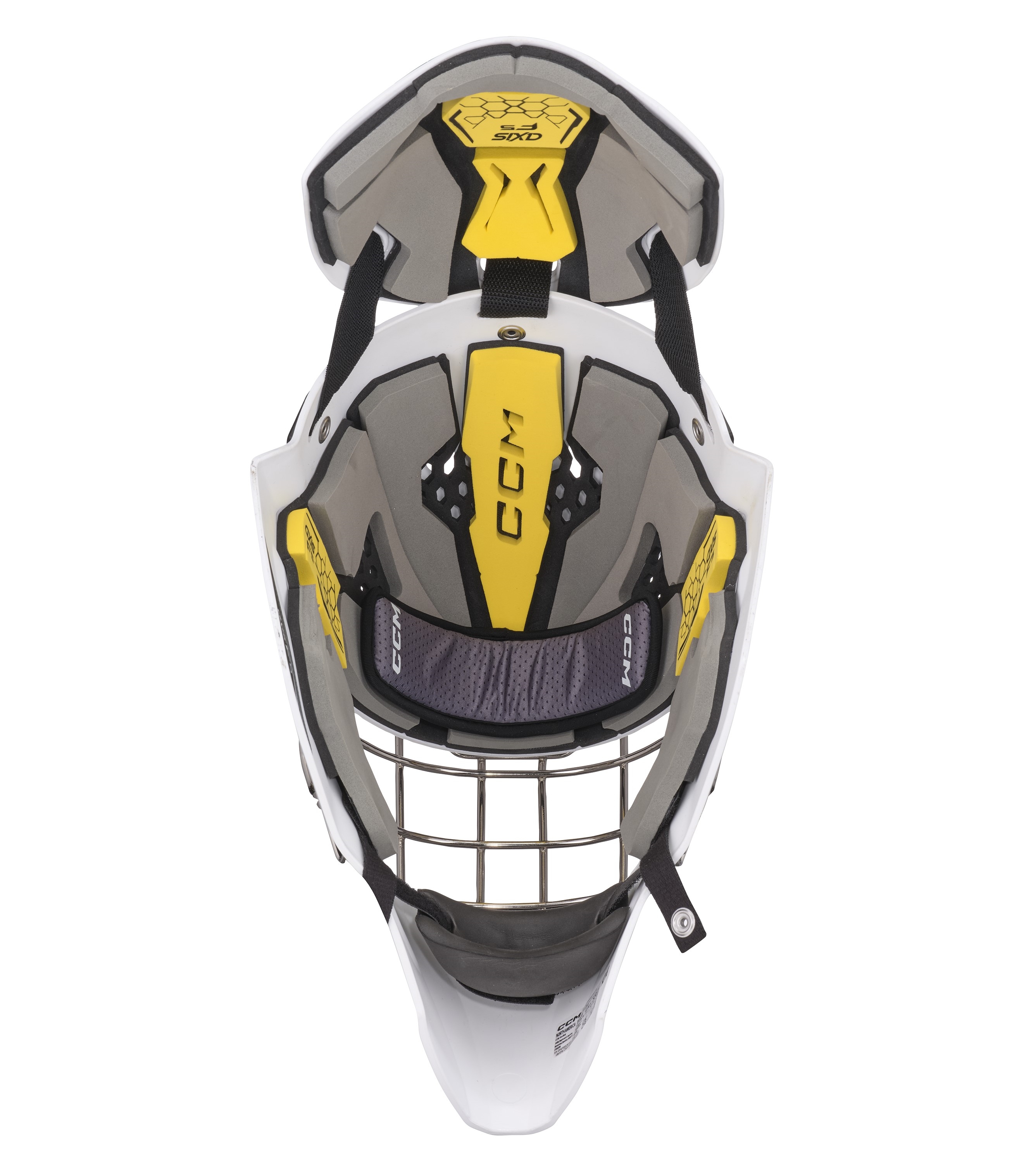 Målvaktsmask CCM Axis F5 Certified Cat-Eye Vit Jr.produktzoombild #5