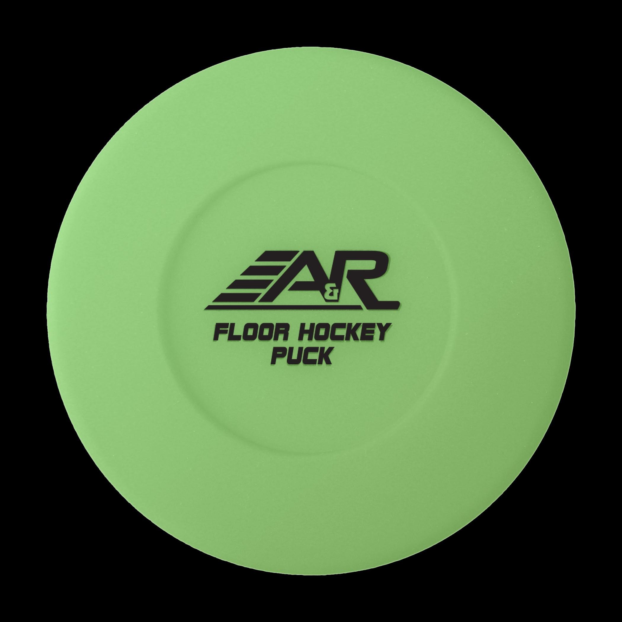 A&R Glow in the Dark Floor Hockey Puckproduct zoom image #1