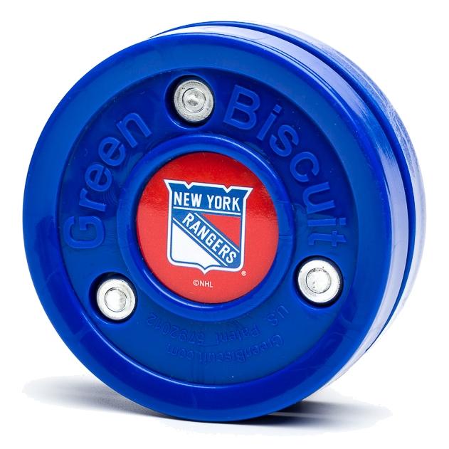 New York Rangers Green Biscuit Training Puckproduct zoom image #1