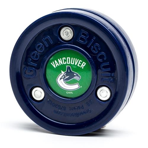 Vancouver Canucks Green Biscuit Training Puckproduct zoom image #1