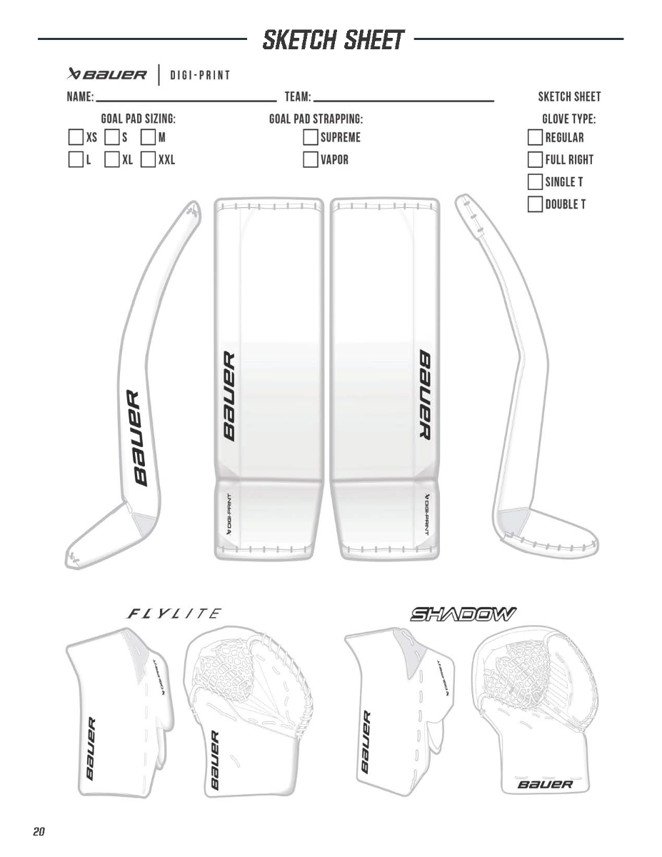 Custom Målvaktsstöt MYBAUER Sr. DIGI-PRINT Pro Customproduktzoombild #4