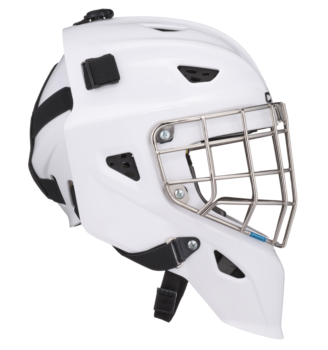 Goalie Mask CCM Axis F5 White Yth.product zoom image #3