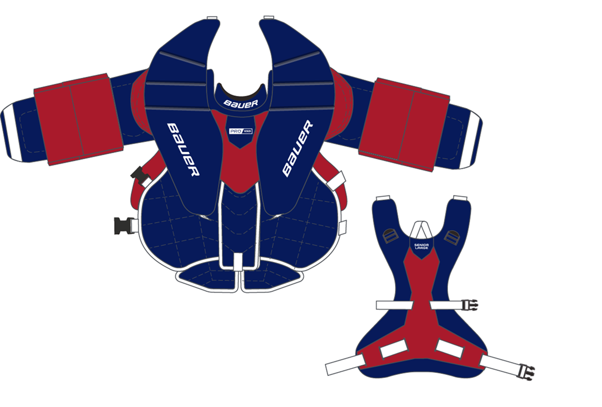 Custom Målvaktskombinat Bauer Pro Series Sr. MYBAUER Pro Customproduktzoombild #3