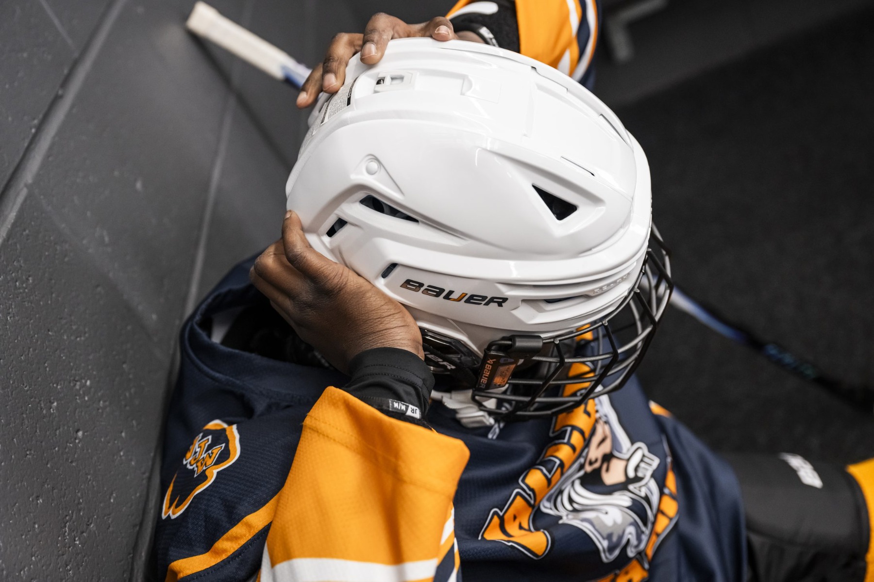 Ventilation detail of the RE-AKT 3D helmet